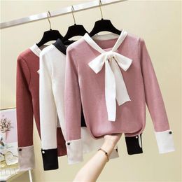 Women's Sweaters Autumn Winter Women Sweater Long Sleeve P Knitted Pullover Pull Femme Jersey All-match Elastic Cute Jumper Mujer