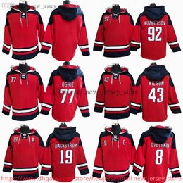 DIY Designer Alex Ovechkin Hoodie Mens Kids Woman Nicklas Backstrom Tom Wilson Winter Plush Sweater Hooded Ins Fashion Youth Students Spring and Autumn Team Hoodies