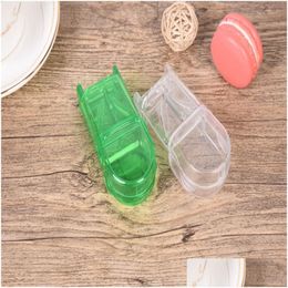 Storage Boxes & Bins Portable Pill Tablet Cutter Splitter Divide Storage Case Medicine Cut Dose Compartment Box Fast Shap Jc-010 Home Dho6C