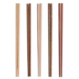 Japanese Natural Wooden Bamboo Chopsticks Health Without Lacquer Wax Tableware Dinnerware Hashi factory outlet