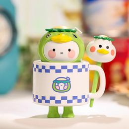 Blind box POP MART BOBO COCO Vintage ZAKKA Series Box Toys Cute Action Anime Figure Kawaii Mystery birthday Model Designer Doll 231020