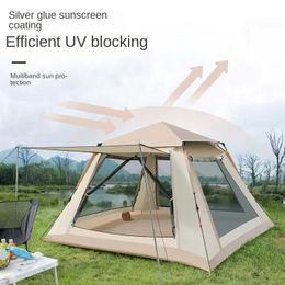 Tents and Shelters Swolf Outdoor AutomaticFully Tent 5~8 Person Beach Quick Open Folding Camping Double Rainproof Camping Shelters One Bedroom 231021