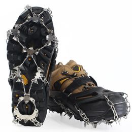 Mountaineering Crampons 1 Pair Ice Crampons Lightweight 24 Teeth Mountaineering Cleats with Carry Bag Ice Cleats for Hiking Climbing Jogging on Snow Ice 231021