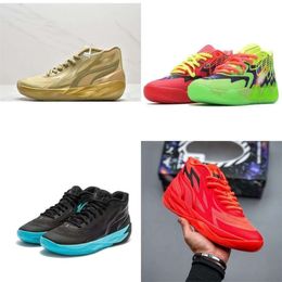 Sports shoes Lamelo Shoe 2023 New Lamelo Ball Mb 01 Basketball Shoes Rick Red Green and Galaxy Purple Blue Grey Black Queen Buzz Melo Sports Shoe Trainner Sn