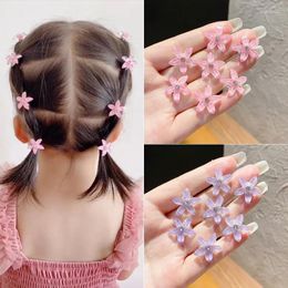 Hair Accessories Girl Baby Children Braided Small Flower Buckle Little Cute Updo Braid Headdress Girls Mini Clip