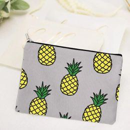Cosmetic Bags Fashion Women Make Up Kit Bag High Quality Canvas Travel Organiser Cute Pencil Case For Kids Wash Pouch