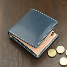 Wallets Genuine Leather Fabric Wallet Men's Anti-theft Brush