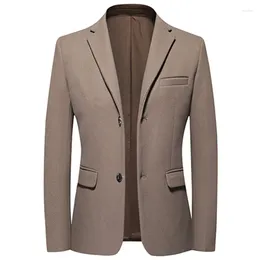 Men's Suits Suit Jacket Fashion High End Jacquard Urban Blazer / Spring Autumn Handsome Boutique Male Business Dress Coat