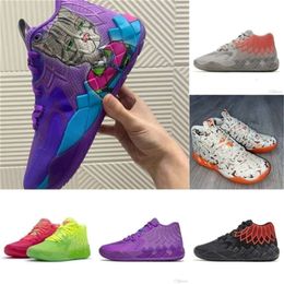 Lamelo Sports Shoes Rick Mb01 Morty Casual Shoes for Men and Women Lamelo Ball Queen Red Sneakers Mandarin Duck Shoes 4.5-12