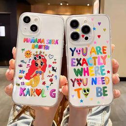 Cell Phone Cases Manana Sera Bonito Case for Iphone 15 14 13 12 11 XS Pro Max Mini X XR 7 8Plus SE Soft TPU Cover Clear Fundas Capa 231021