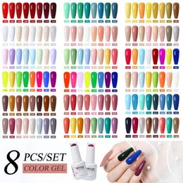 Nail Polish Clou Beaute 360 Colours Nail Gel Polish UV Colour Nail Glue 15ml 8pcs/lot Nail Polish Glitter Varnish Semi Permanent Gellack Art 231020