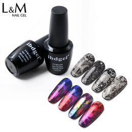 Nail Polish 3 pcs ibdgel 15ml Sky Pattern Nail Art Glue for Foil Art Sticker Nail Transfer Tips Adhesive Starry Gel Nail Printing Gel Polish 231020