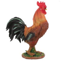 Garden Decorations Toys Outdoor Sculpture House Model Rooster Hen Chicken Lifelike Unique Farm Decoration