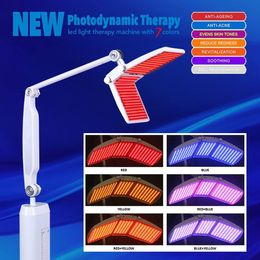 Risk-free Photodynamic LED Therapy Skin Rejuvenation Wrinkle Acne Treatment Repair Traumatized Skin Hair Regrowth 7 Colors LED Apparatus