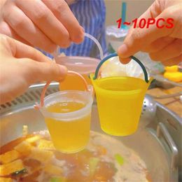 Tumblers 1-10PCS Mini Small Wine Glass Approximately 6.5 6.5cm Thickened Base Easy To Clean Portable Creative Design Home Supplies