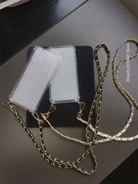 Cell Phone Cases Korean Crossbody Lanyard Leather Bracelet Chain Transparent Shockproof Case for iphone 13 11 12 14 15 Pro Max XR X XS Cover 231021