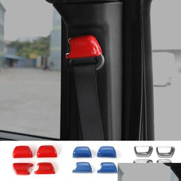 Other Interior Accessories Seat Belt Buckle Er Safety Button Selling Fit For Jeep Wrangler 2008- Abs Drop Delivery Mobiles Motorcycle Dheif