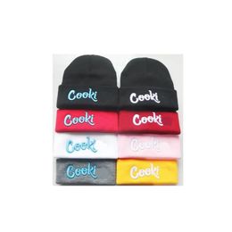 Other Household Sundries Home Clothing Men Women Knitted Hat Fashion Cookie Backwood Pattern Embroidery Ski Warm Winter Beanie Sklie Dhnoe