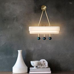 Wall Lamp Lantern Sconces Modern Decor Smart Bed Swing Arm Light Luminaire Applique Glass Candle