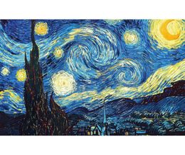 Home Decoration DIY 5D Diamond Embroidery Van Gogh Starry Night Cross Stitch kits Abstract Oil Painting Resin Hobby Craft zx2967658