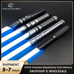 Светодиодная игрушка Rave TXQSABER Neo Pixel Lightsaber Smooth Swing Heavy Dueling RGB 12 цветов Изменение FOC Blaster Toys Jedi Ecopixel Sword Snpixel Laser 231021