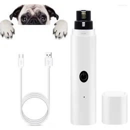 Dog Carrier Rechargeable Nail Clipper Professional LED Lighting Grinder Trimmers For Small Medium Large