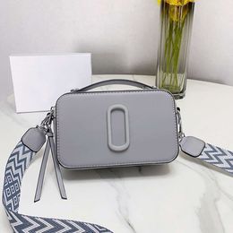 Brand The Mall Camera Bag Designer Small Square Bag Dual Closure Crossbody Shoulder Bag Women Removable Adjustable Webbing Strap Fashion Handbags 230518