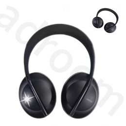 Headphones NC700 Wireless Bluetooth Headphone Noise Cancelling Sports Portable Belt Leather Bag Foldable double-sided Stereo