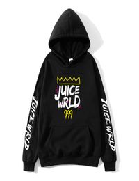 Black and White Red Colour j Uicewrld Hoodie Sweatshirt Juice Wrld Juicewrld Trap Rap Rainbow Glitch World Y2010016772833