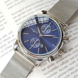 Luxury Mens Watches Stainless Steel boss Watch Japan Quartz Movement Good Quality Splash Waterproof Analogue Clock Luminous Casual M229M