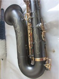 Tenor saxophone STS-54 Highquality Matt Black Musical instrument professional playing Tenor Sax With Case Accessories