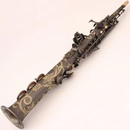 Retro matte original 54 structure -key professional high-pitched saxophone antique pull-type craft professional-grade tone sax 00