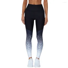 Yoga Outfits Sport Gradient Color Energy Legging Women Workout Fitness Jogging Running Pants Gym Tights Stretch Sportswear Leggings
