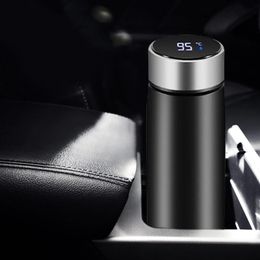 Mugs Portable Car Heating Cup Car Heated Mug Tumbler Smart Cup Heater Electric Heated Travel Mug for Coffee Milk Water Warmer Travel 231020