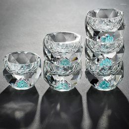 Wine Glasses Creative Gold Foil Crystal Spirit Glass Set Household Turquoise S Liquor Divider Shooter