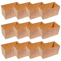 Baking Moulds 50 Sheets Bread Toast Cups Paper Liners Empty Box Holiday Wrappers Wedding Holder Supplies