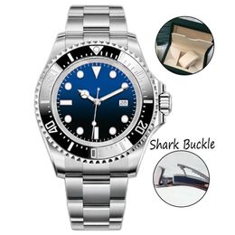 Automatic Mechanical Watchs for mens 44mm Shark Buckle 2813 movement Stainless Steel Luminous waterproof Wristwatches montre de lu2509