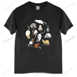 Men's T Shirts Fashion Brand Shirt Mens Maker Funny Rats Heather Clothing For Men Unisex T-shirt Teenagers Cool Tops