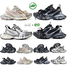 3xl Homens Mulheres Correndo Sapatos Designer Sneaker Moda Preto Cinza Amarelo Bege Pista Malha Confortável Aumentar Mens Treinadores Esportes Sapatilhas Andando Jogging