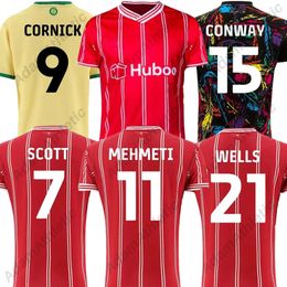 Bristol City Soccer Jerseys 23 24 CONWAY Weimann SCOTT CORNICK KING VYNER KNIGHT MEHMETI Bristol City football shirts men kids kit child jersey 2023 2024