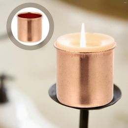 Candle Holders 10 Pcs Metal Cup Dining Table Decor DIY Cups Empty Glass Simple Decorative Wrought Iron