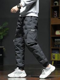 Men's Pants 2023 80 White Duck Down Padded Thicken Winter Warm Men Joggers Sportswear Sweatpants Thermal Trousers xfsddcg 231020