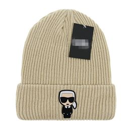 Luxury classic designer autumn winter hot style beanie KARL hats men and women fashion universal knitted cap autumn wool outdoor warm skull caps K-7