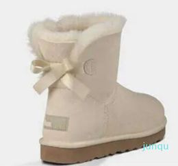 Snow Boots Light Comfortable And G31803280 Single Double Bow-knot Women's Cotton Shoes