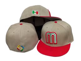 New Fashion Mexico M letter Baseball caps summer style Gorra bone Men Brand women Unisex hiphop Full Closed Fitted Hats M-4