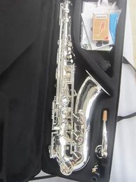 Silver classic Mark vi professional tenor saxophone all silver manufacture professional grade tone Tenor sax jazz instrument 00