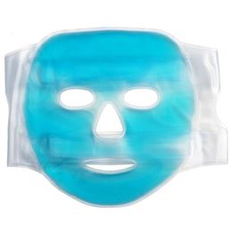 Face Care Devices High Quality 1pcs Cold Gel Face Mask Full Face Mask Ice Gel Eye Face Mask Fatigue Relief Relaxation Skin Care Tools Blue 231020