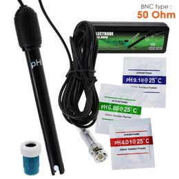 PH Meters 0-14 pH Electrode Probe BNC Connector Replacement Kit for Aquarium Hydroponics Plant Pool Spa 300cm Cable for PH Meter Monitor 231020