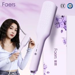 Curling Irons Faers Ceramic Hair Curler Negative Ions Electric Fluffy Deep Egg Rolls Curling Double Row Iron Portable Wave Fast Styling Tools 231021