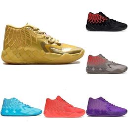 Lamelo Sportschuhe Basketball Melo Schuhe Lamelo Ball Mb 1 Mb.01 01 Lameloball Lamelos Rick und Galaxy Grün 2023 Herren Herren Trainer Sneaker Größe 7 - 12